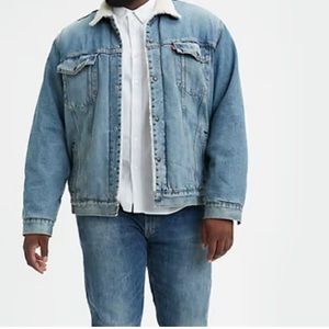 Levi’s Big & Tall Trucker Sherpa Jean Jacket🎄